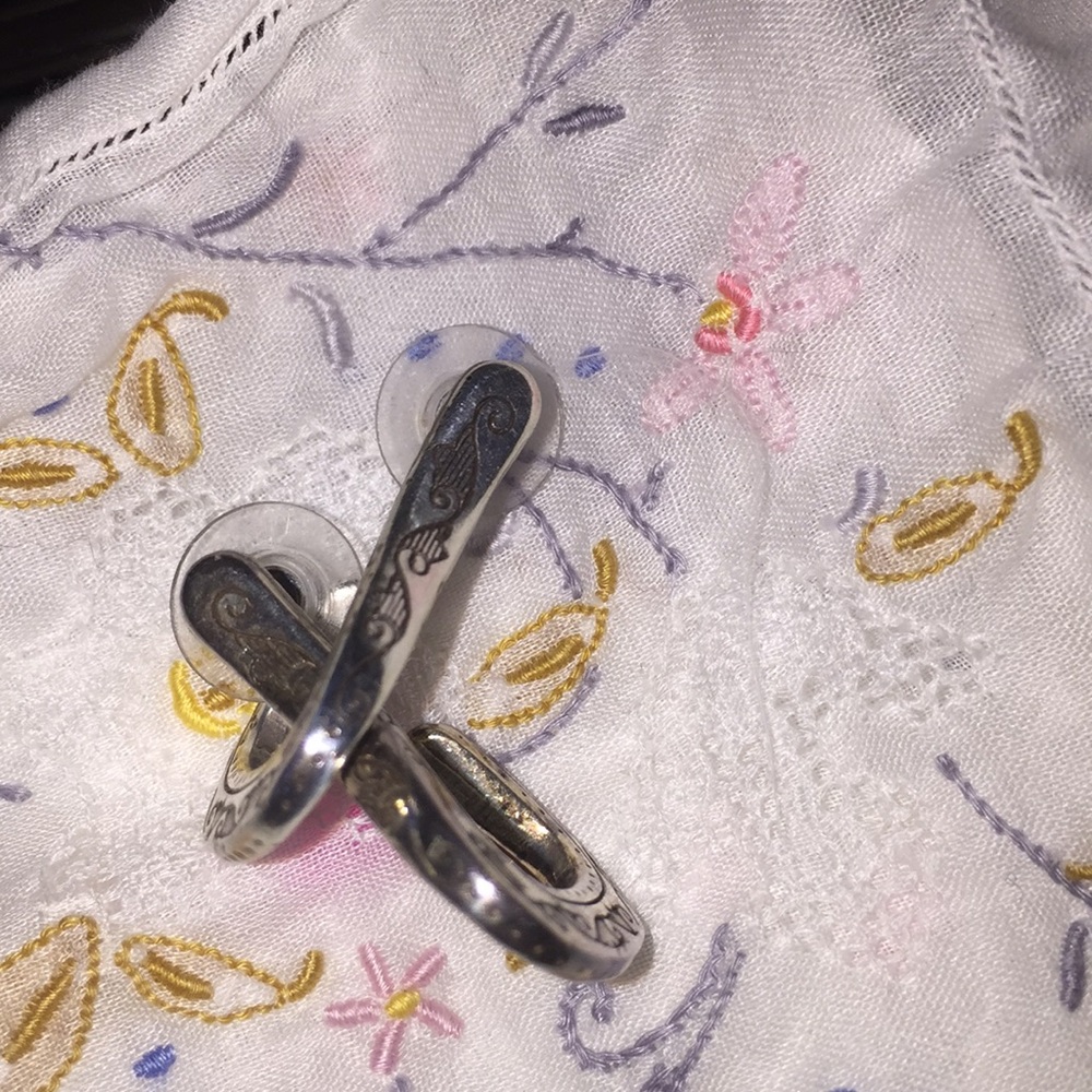 Brighton classic silver earrings